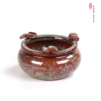 Ceramic fashion ashtray home living room bedroom size easy to wash creative personality windproof Nordic trend furnishings