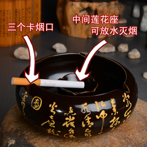 Ashtray home living room creative personality trend large European style personality fashion antique easy wash ceramic gifts