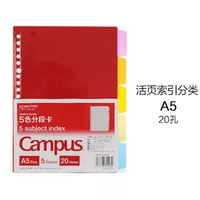 活页索引分类A5