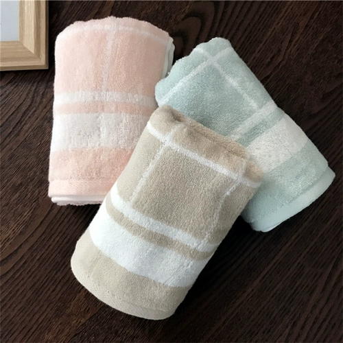 Детское хлопковое мягкое полотенце для умывания для домашнего использования для лица, хорошо впитывает воду