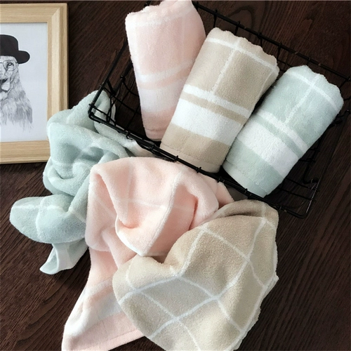 Детское хлопковое мягкое полотенце для умывания для домашнего использования для лица, хорошо впитывает воду