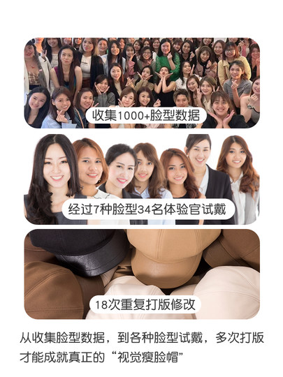 British Razt Octagonal Hat for Square and Round Faces, Makes the Face Look Smaller, Large Head Circumference, Pu Leather, Retro Beret for Women, Autumn and Winter, Small Head Circumference