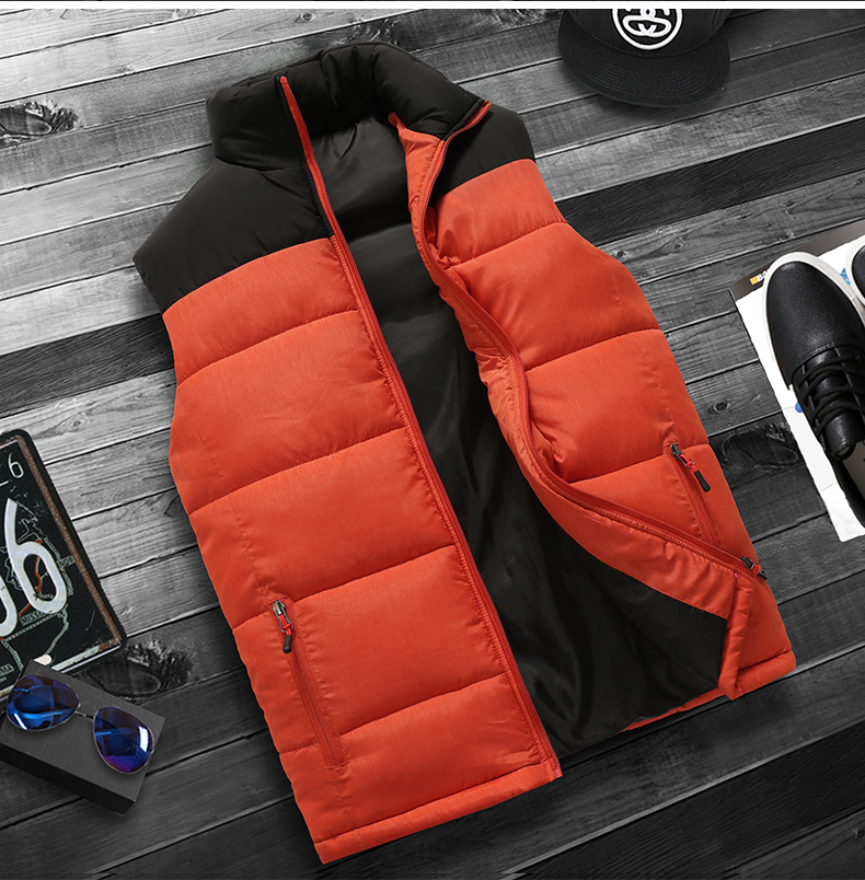 2018 mùa thu đông trung niên áo khoác vest nam trung niên dày áo ấm cha mặc xuống vest vest bông ao ba lo nam