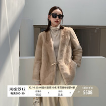 imported velvet purple standard mink fur coat women's mink fur coat short fur