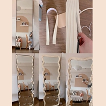 Wearheading mirror decorated mirror edge diy decorated bezel mesh reddish material decoration strip edge