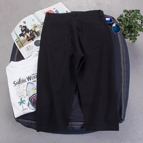 Hồng Kông gió hè mới năm quần xu hướng Nhật Bản dụng cụ quần short thủy triều hoang dã quần rộng bãi biển quần âu thời trang nam