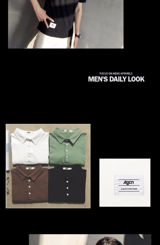 Hồng Kông trẻ em mùa hè mới thêu Hàn Quốc nam cotton mỏng tay ngắn áo sơ mi POLO thủy triều nam nhỏ ve áo giản dị nửa tay áo t shirt