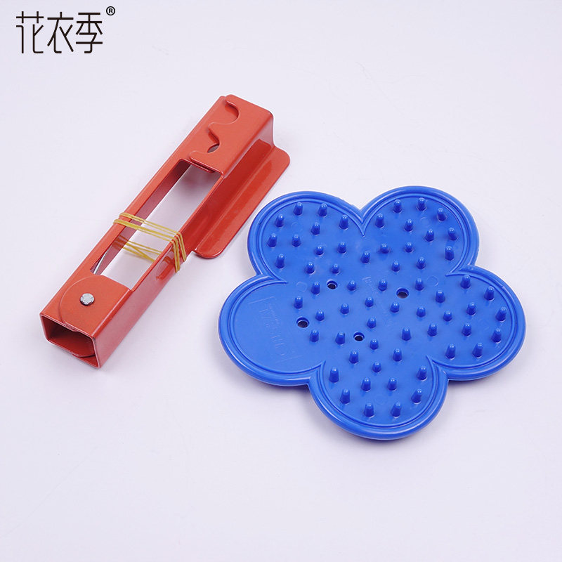 Flower clothing season Rose punches rubber sprint metal clamp Florist tools Rose clip