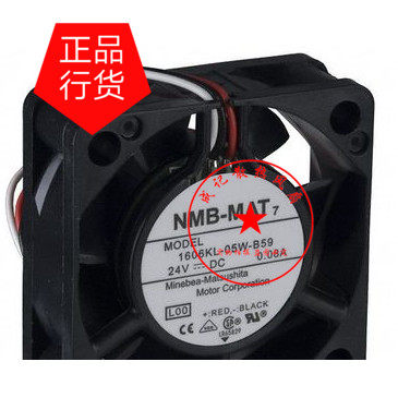 NMB 1606KL-05W-B59 0 24V 08A 4015 4015 4CM 4CM-controlled frequency converter machine tool fan