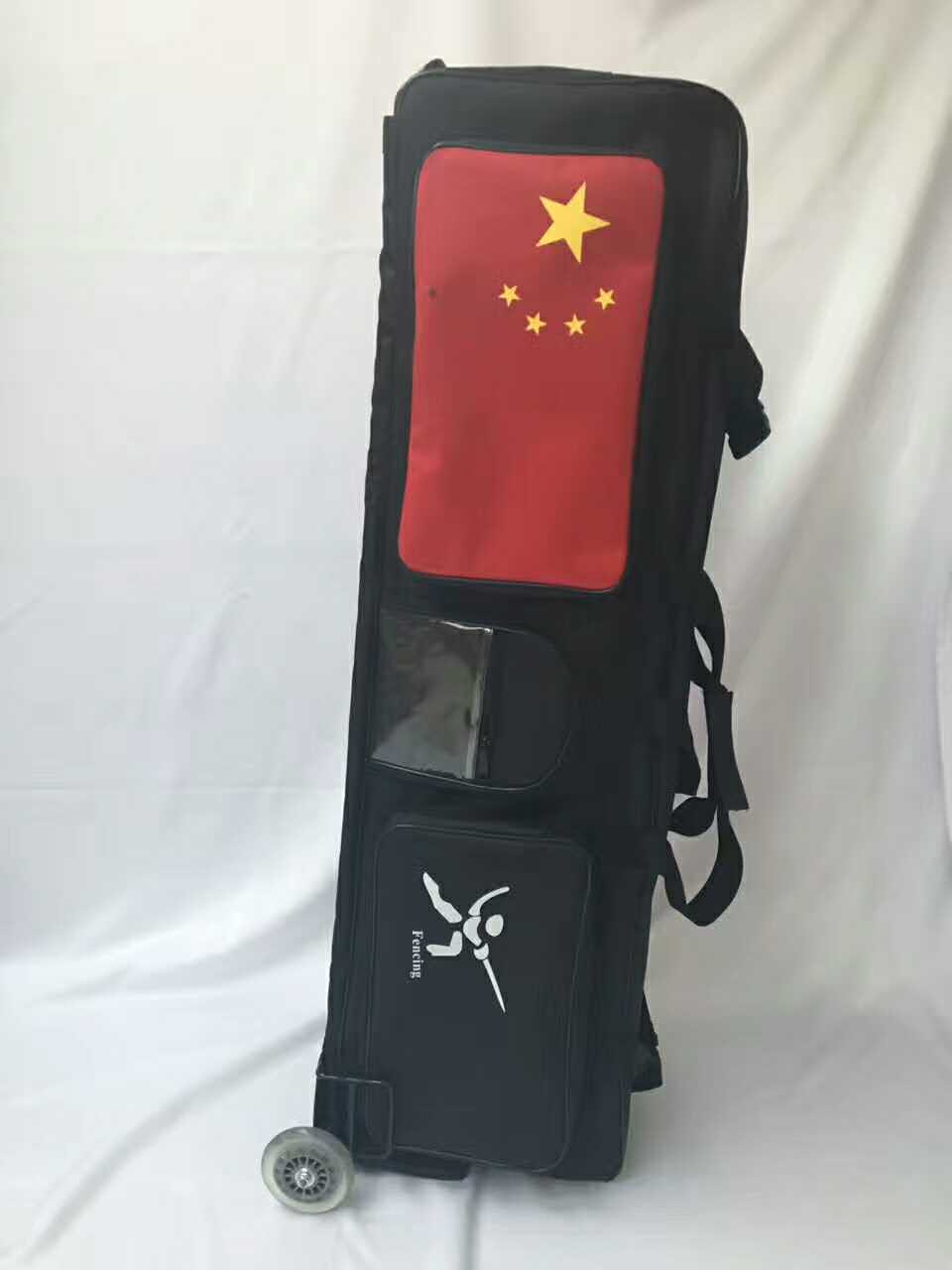 Fencing equipment new large roller sword bag Two sets of equipment big sword bag 1680d fabric color Fashion ride-Taobao