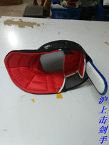Fencing equipment 1600N coach mask soldier black coach hema removable and washable short soldier helmet sparring protective gear