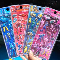 Mini team stickers children puzzle cute cartoon 3d stereo bubble stickers baby kindergarten stickers