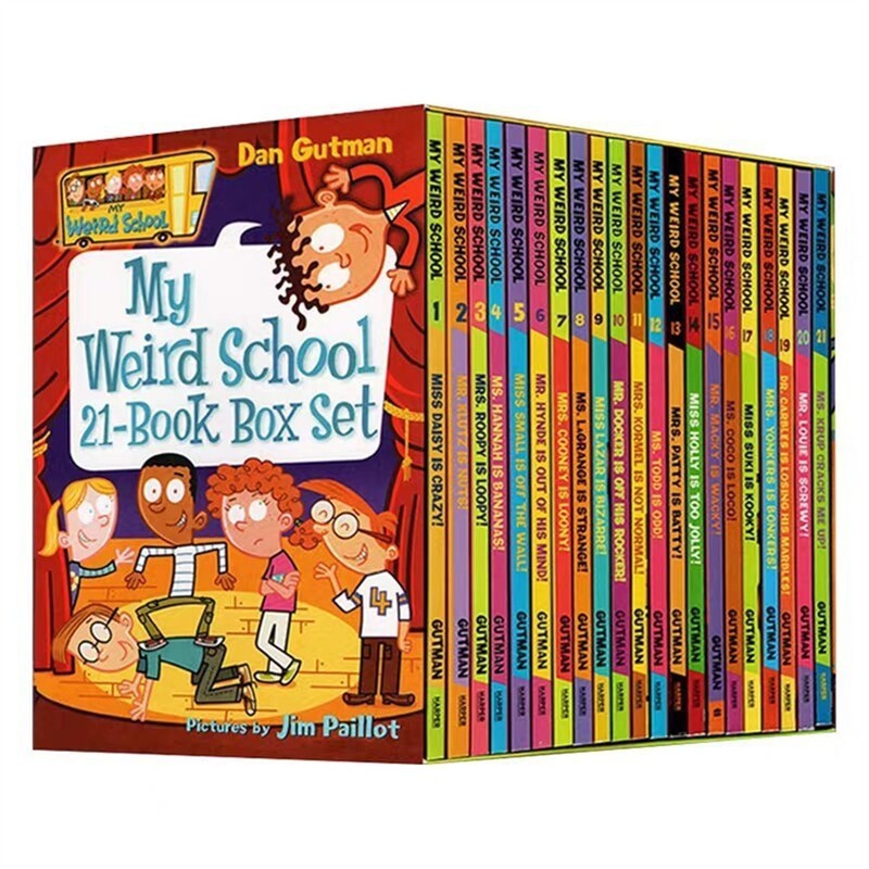 My Weird School 1 Crazy School Seasons 1-5, 69 Volumes Boxed Set of Fun English Stories about Campus Extracurricular Activities