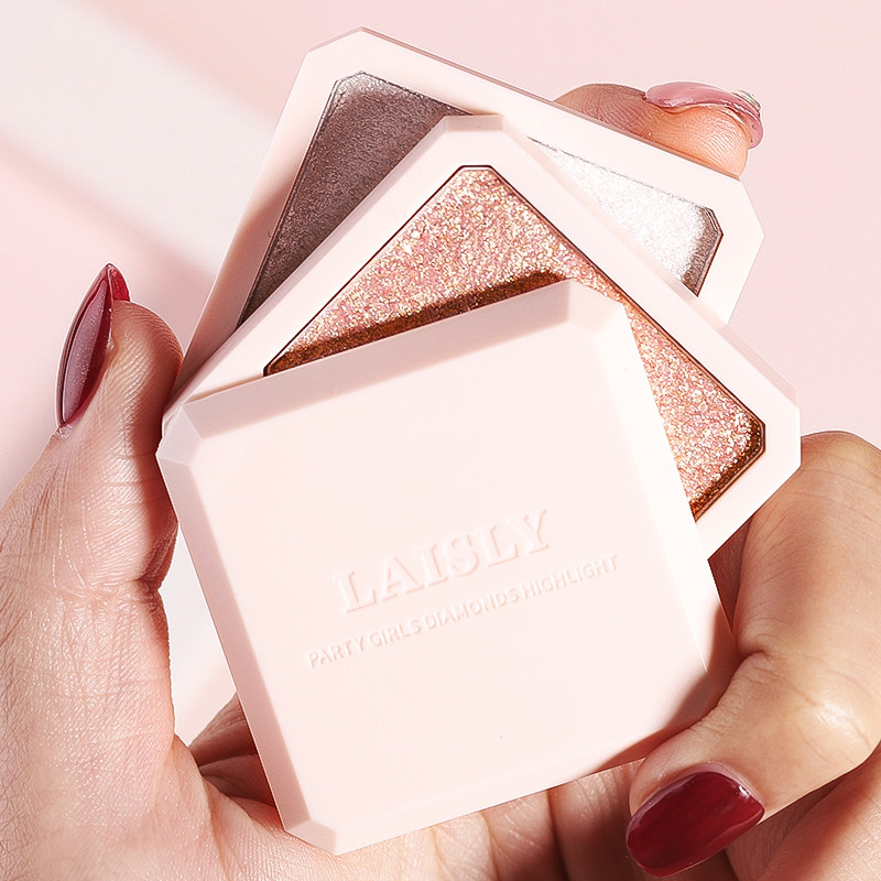 Double layer high light repair integrated disc flash powder face Tibright diamond ginger demordial nose and shadow mashed potatoes combined net red