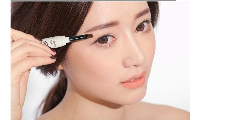 Bơi kem lông mày đặc biệt không thấm nước và mồ hôi kéo dài đích thực không đánh dấu người mới bắt đầu bút chì lông mày tưa lưỡi giả bán vĩnh viễn - Bút chì lông mày / Bột / Stick chì tfs