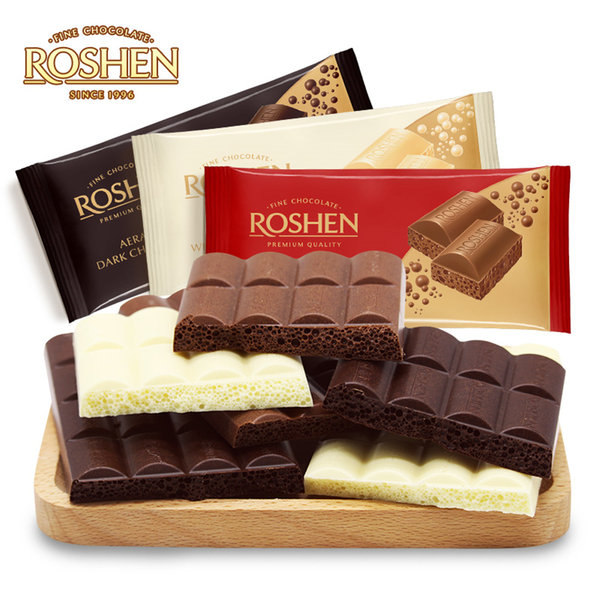 乌克兰进口 ROSHEN 如胜 充气巧克力 85g 优惠券折后¥9.9包邮(¥19.9-10)3种口味可选 乌克兰进口 ROSHEN 如胜 充气巧克力 85g 优惠券折后¥9.9包邮(¥19.9-10)3种口味可选