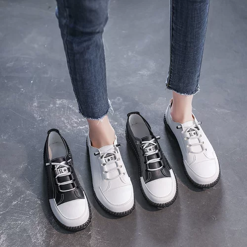 Осенняя обувь, комфортные туфли для беременных для матери, униформа медсестры для кожаной обуви, мягкая подошва, против усталых ног