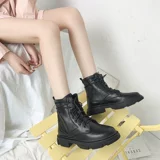 Tide, Martens, летние универсальные тонкие короткие сапоги в английском стиле, ботинки, популярно в интернете, в британском стиле