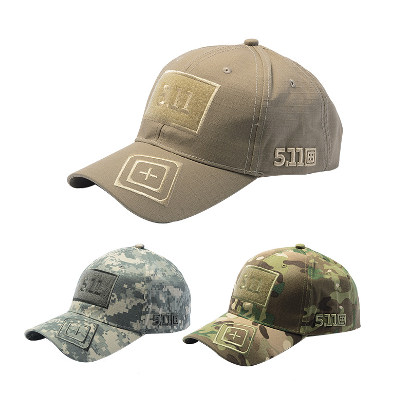 511 Tactical Baseball Cap Sunhat Summer Duck Tongue Cap Outdoor Breathable Cap Wide Eatery All Season Men Shading Caps