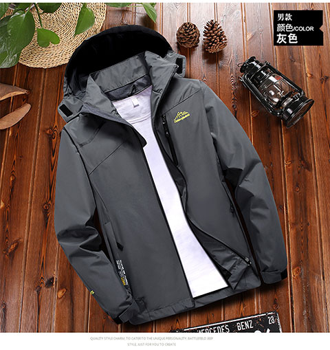 Áo khoác nữ không thấm nước mỏng đi bộ đường dài Jersey quần áo ngoài trời nam giới mùa xuân và mùa thu những người yêu thích tải quần áo du lịch mới - Quần áo ngoài trời áo khoác nam chống thấm nước