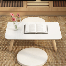 Tatami small coffee table Children learn to write low desk Floor table Simple modern windowsill bay window small coffee table