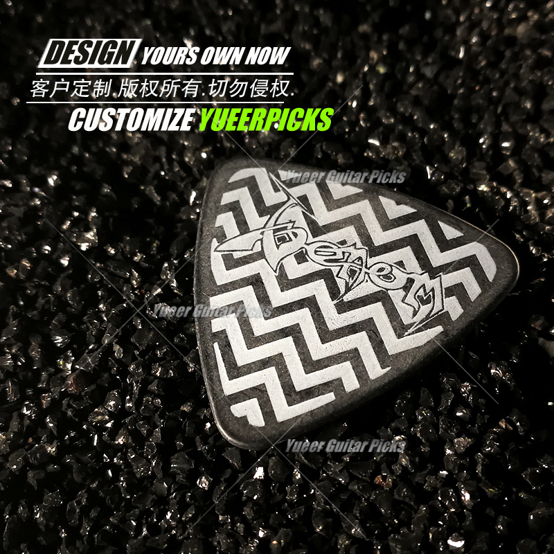 1 mm batch custom logo Ralph Lauren polo signature wear-resistant old scratches small turtle speed play non-slip guitar picks