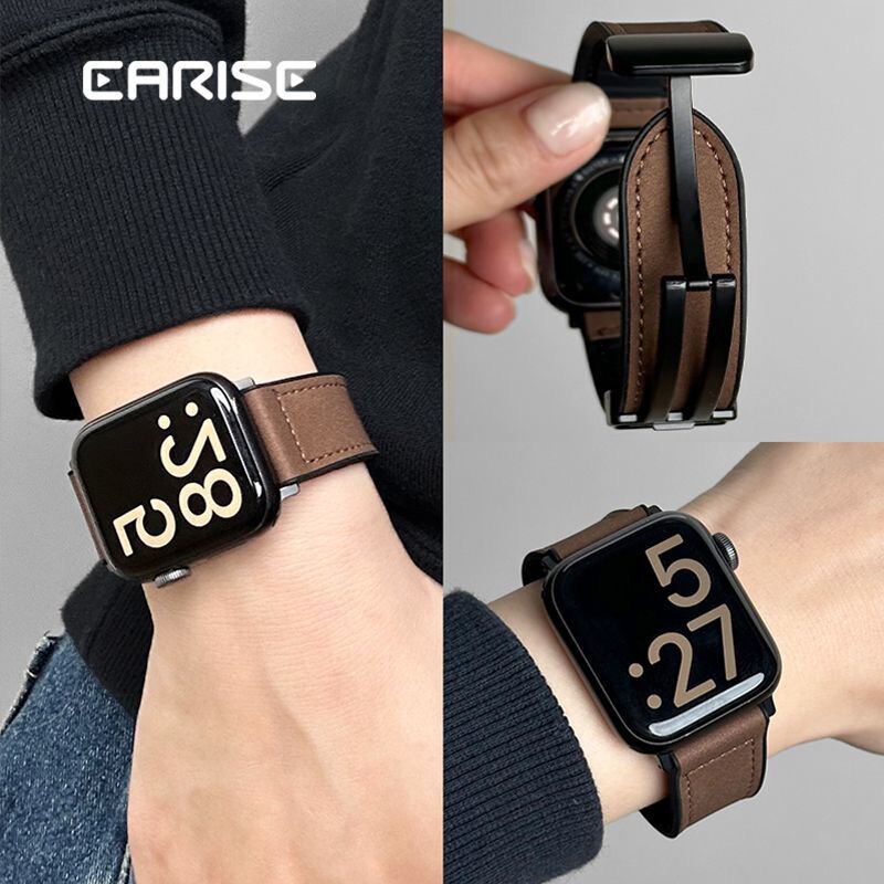 Autumn and Winter Iwatchs11 Apple Watch with Magnetic Leather Strap Applewatch910 Generation Men's Ultra3 Sports