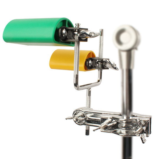 Instrumento de percusión Orff, clapper, cencerro, juego de batería profesional, accesorios de percusión con marco de soporte de clip de expansión