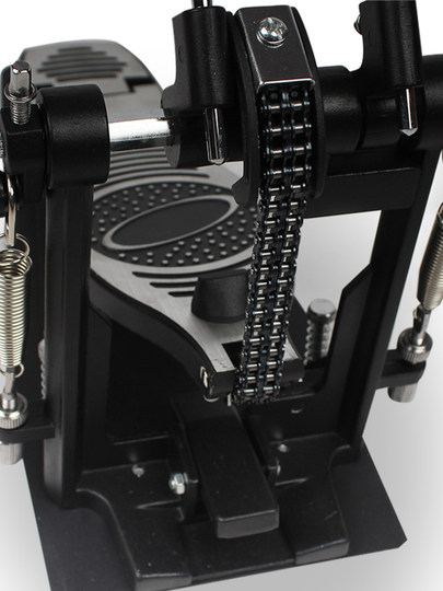 Juego de batería de jazz MK, pedal de doble martillo, martillo de doble cadena, accesorios de tambor de aleación de aluminio y zinc grueso