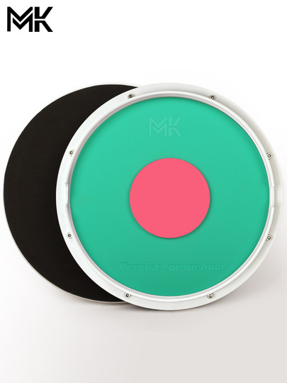 台湾MK内核硅胶哑鼓12寸哑鼓垫节拍器套装架子鼓初学入门打击板