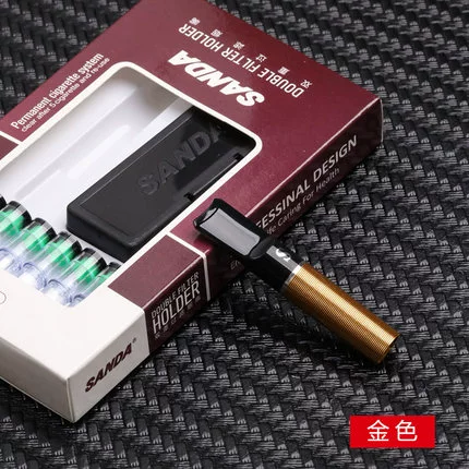 Sanda SD125 Сигаретный фильтр Skigcup -фильтр -типа может заменить двойной фильтр элемента фильтра на 27 сигаретных сигаретных дымовых мужчин