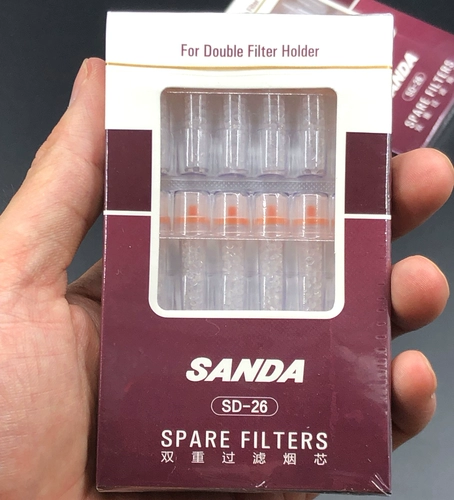 SANDA SD26 Сигаретный фильтр -фильтр -элементы преобразователя сердечного фильтра Фильтр Фильтр Сигарет Сигарет Двойной фильтр -элемент мужской сигареты