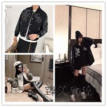 Chrome Hearts Crochet embroidered Jacket for men and women aviator baseball jacket