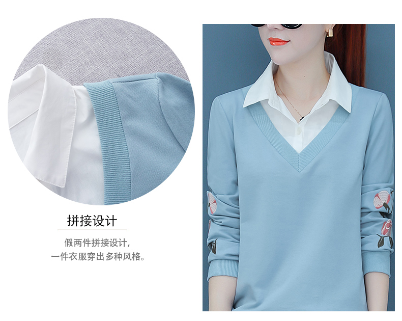 Sweatshirt femme en Coton - Ref 3215185 Image 13