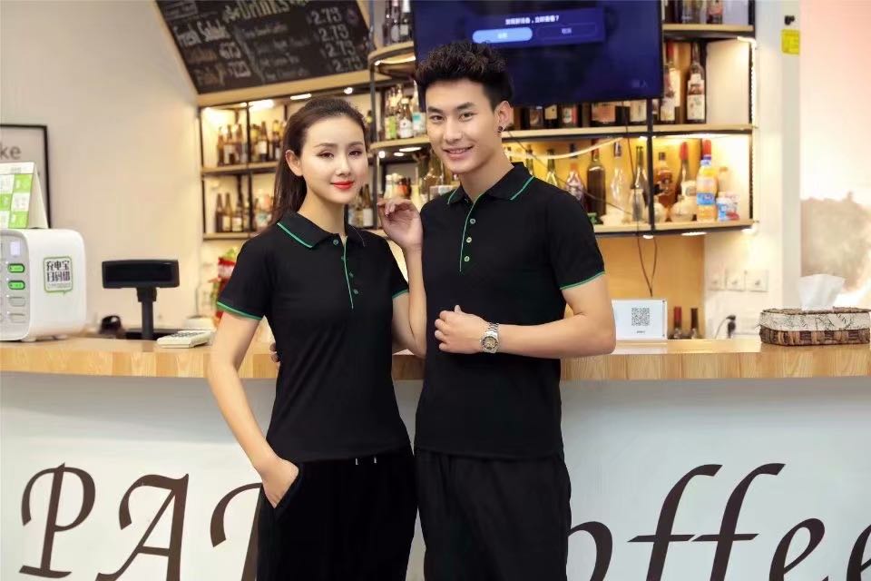 Polo shirt quảng cáo tùy chỉnh áo thun ngắn tay Yonghui siêu thị làm việc nhân viên quần áo quần áo in biểu tượng custom-made