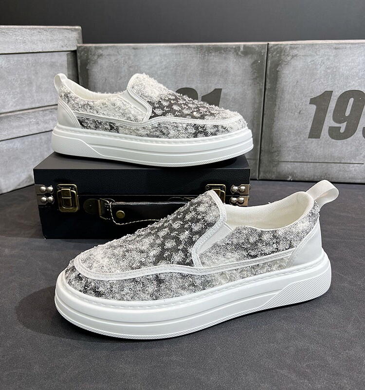 There is a sense of foot also keeping an eye Minimalism Aquaman Classic Lefu Shoe Jane about Little White Shoe One foot pedal man-Taobao