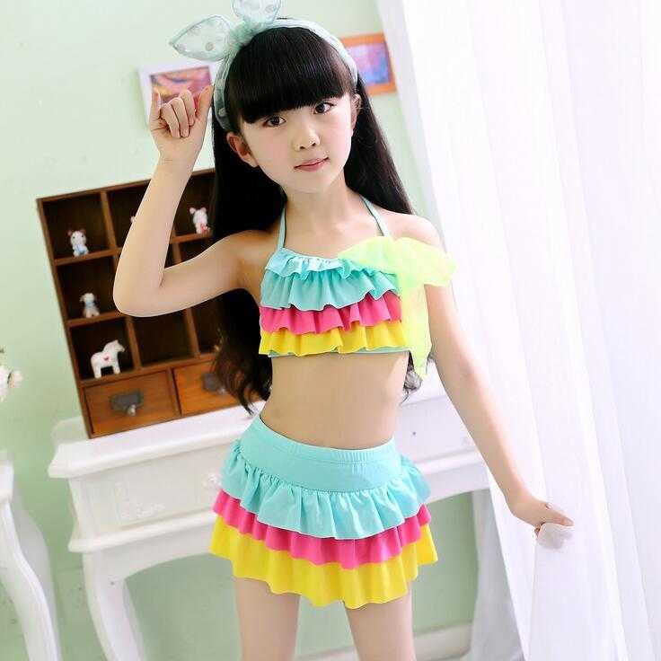 Thời trang đồ bơi bé gái trẻ em thể thao kiểu trẻ em lớn mùa xuân nóng bỏng trẻ em Hàn Quốc thời trang nước ngoài phiên bản Hàn Quốc 2019 - Đồ bơi trẻ em đồ bơi cho bé gái 3 tuổi