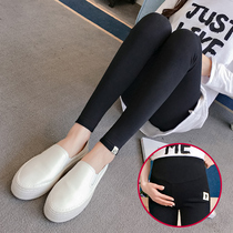 Maternity pants Autumn and winter leggings Maternity cat pants Belly flannel casual pregnancy pants 2020 Spring