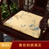Mahogany sofa đệm Trung Quốc cổ điển đồ nội thất ghế tròn Taishi ghế ống cap ghế đệm ghế chống trượt nhà ăn ghế