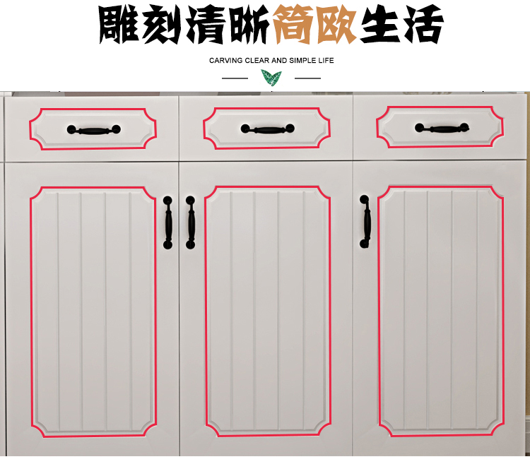 Phòng nội các cửa giày nhỏ gọn gia đình hiện đại Lối vào Nội các không gian kinh tế châu Âu tiết kiệm tủ ban công - Buồng tủ quần áo 3 cánh