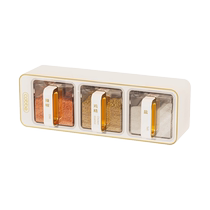 (Live broadcast) Kabei seasoning box home kitchen wall-mounted storage box salt seasoning jar pepper seasoning combination set