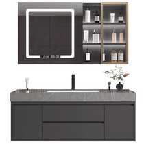 Kabei bathroom cabinet combination modern minimalist bathroom slate seamless integrated basin washbasin cabinet washbasin cabinet