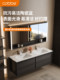 Kabeizhong antique style bathroom cabinet bathroom double basin washbasin cabinet ceramic integrated basin washbasin absorption basin cabinet