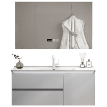 Kabei ceramic integrated basin bathroom cabinet combination modern minimalist bathroom washbasin cabinet washbasin cabinet