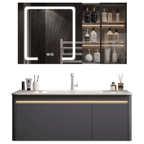Kabei ceramic integrated basin bathroom cabinet combination modern simple bathroom washbasin washstand washbasin cabinet