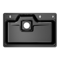 Kabei kitchen sink embossed Japanese single sink basin 304 stainless steel sink under counter wash basin large single sink