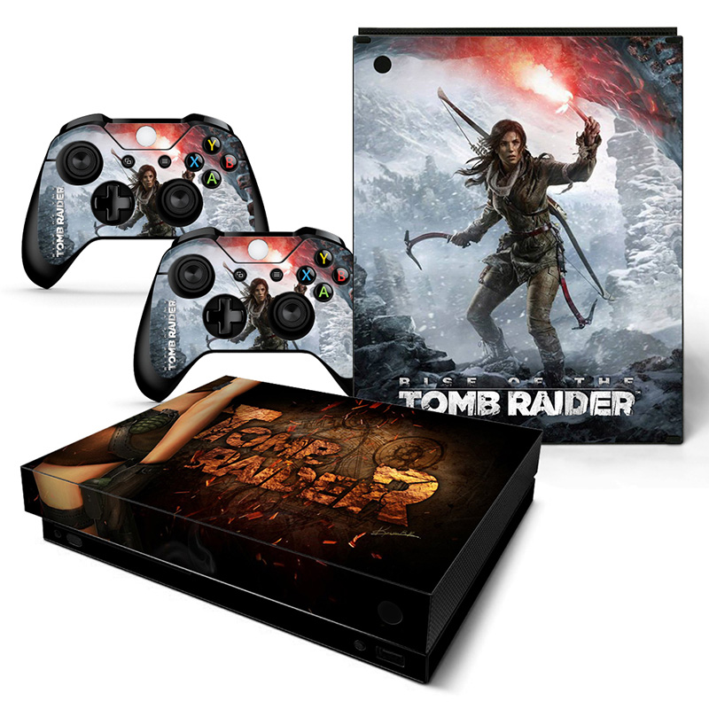 XBOX ONE X sticker xboxonex máy chủ điều khiển trò chơi xử lý cơ thể mã máu mã phim dán dán màu - XBOX kết hợp tay cầm chơi game ps4