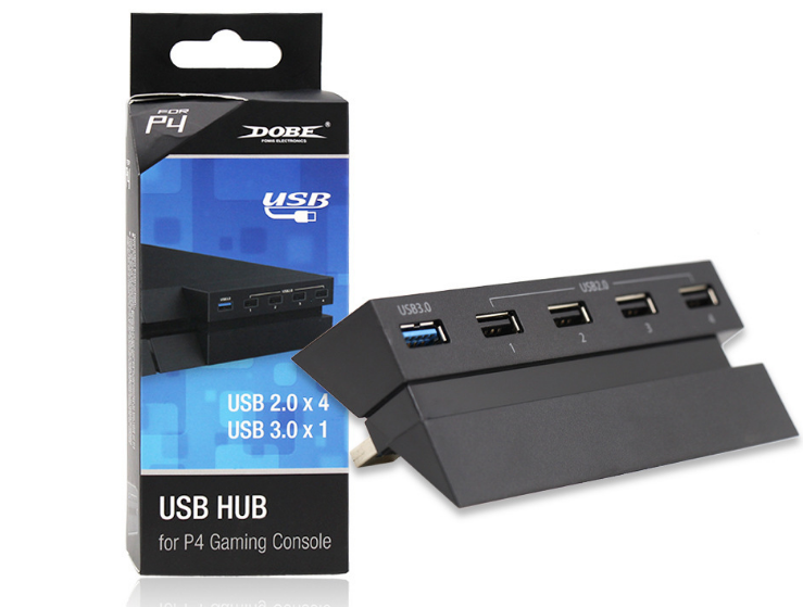 PS4 DOBE original HUB expander PS4 HUB USB converter 2 to 5 hub
