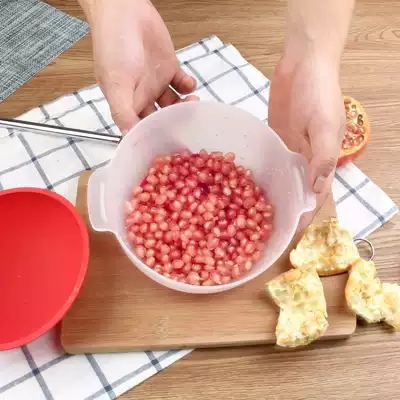 Pomegranate threshing seed removal device pomegranate knocking music silicone drop-resistant pomegranate separator juicer meat peeler Peeler