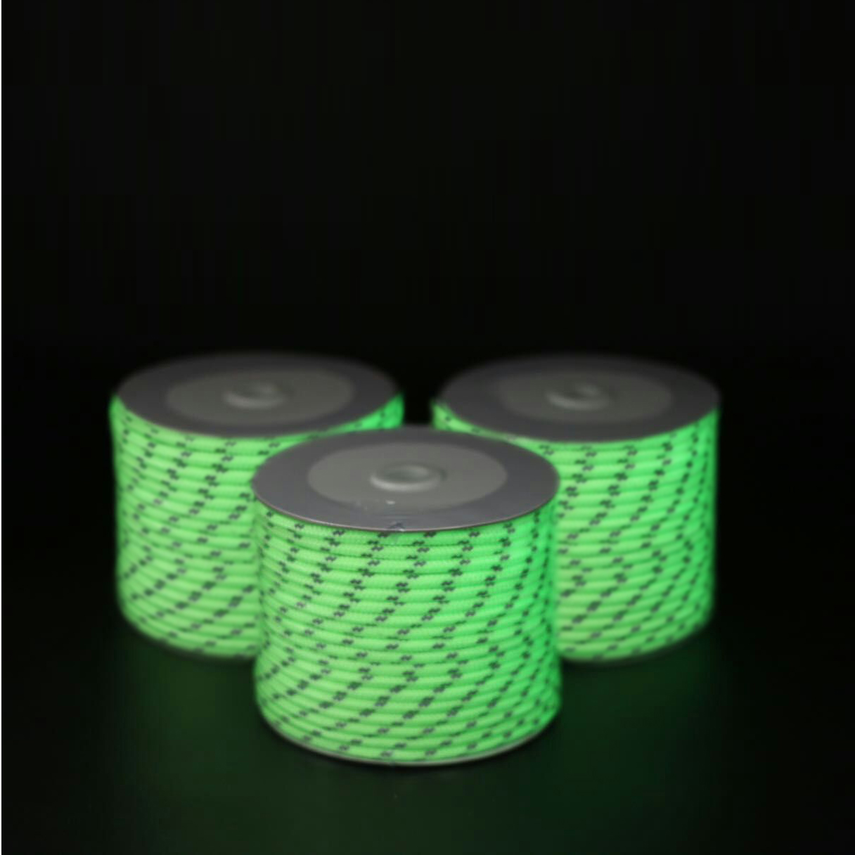 Camping fluorescent reflective outdoor tent rope-canopy fixed tent rope-Outdoor activities night luminous rope